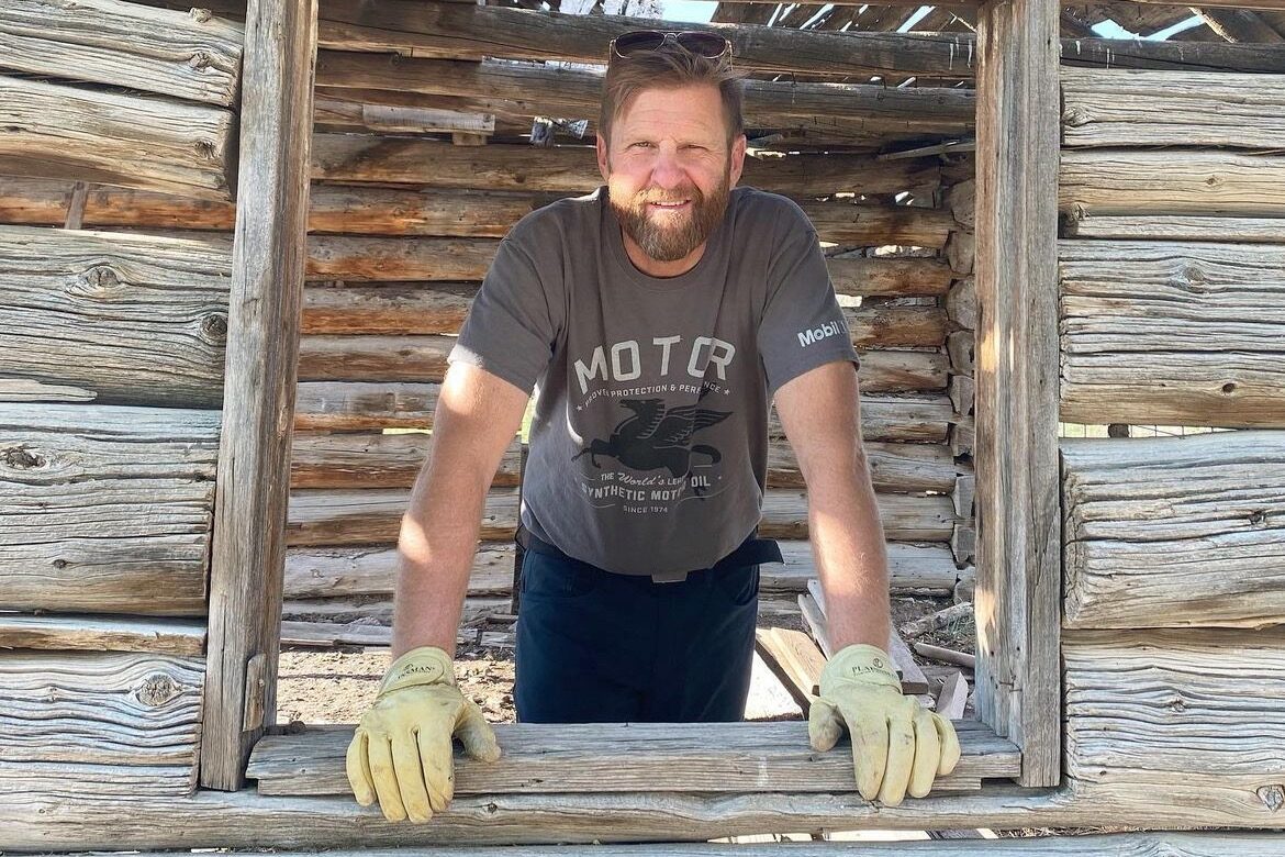 Here is a picture of my cool dad at quarter ranch. 
